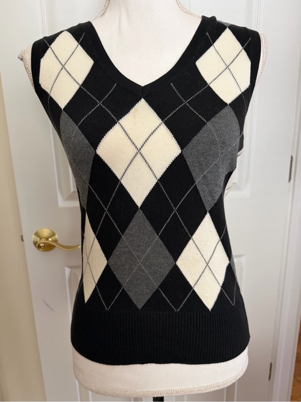 The Limited Argyle V-Neck Sweater Vest